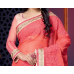 Magnificent Pink Colored Embroidered Faux Georgette Saree Magnificent Pink Colored Embroidered Faux Georgette Saree